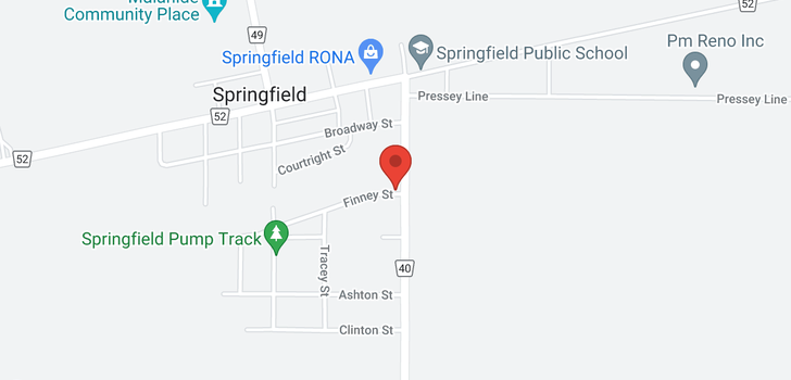 map of 11865 SPRINGFIELD Road